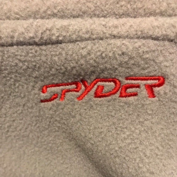 SPYDER Pull-Over 1/4 Button Polar Fleece Jacket - Picture 6 of 7